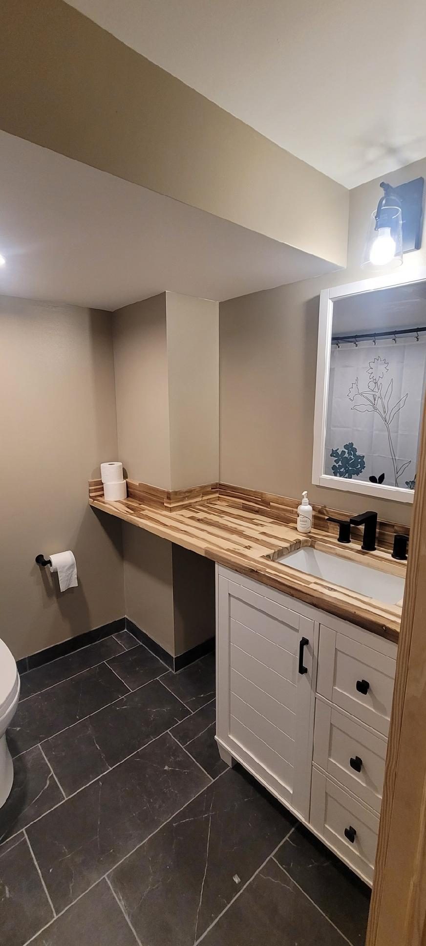 Custom bathroom tile work