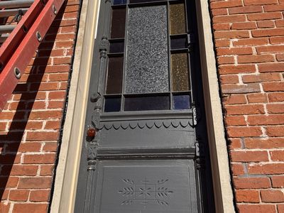 Historic door project — full view